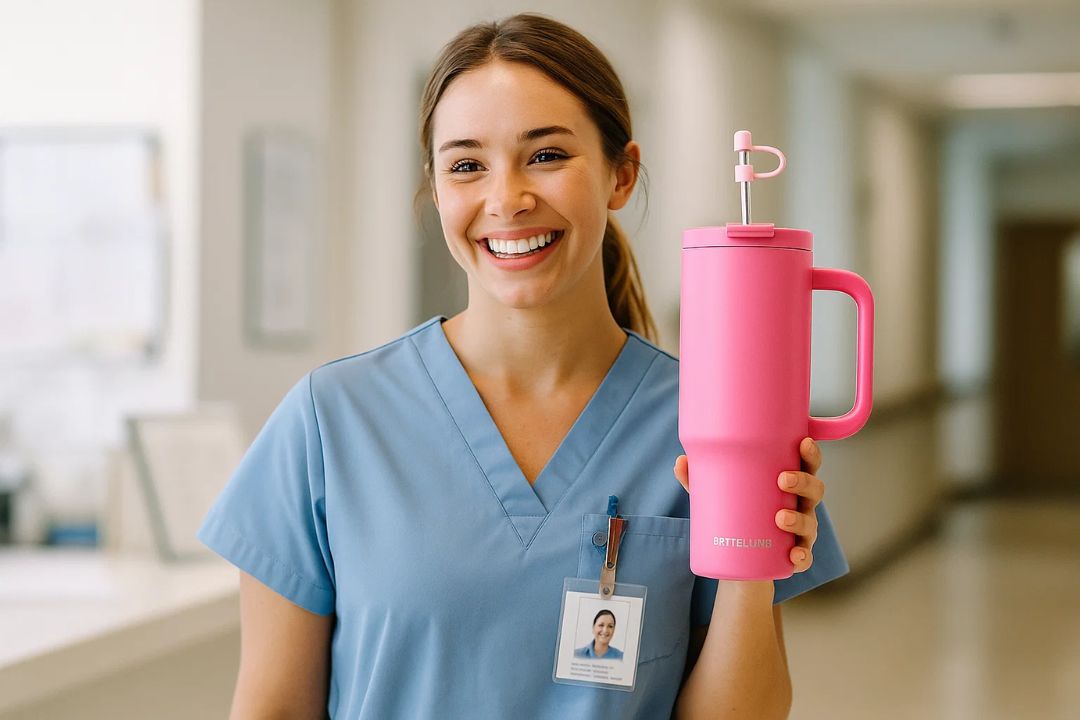 Best Tumbler for Women Nurses on 12-Hour Shifts - BriteLune