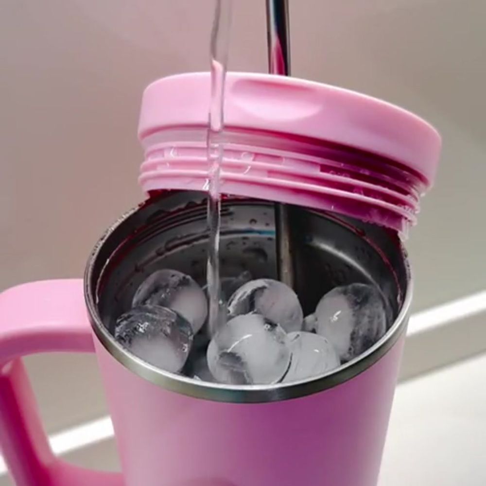 Hydration in Motion: The Bold Pink Insulated Tumbler That Keeps Up With You - BriteLune