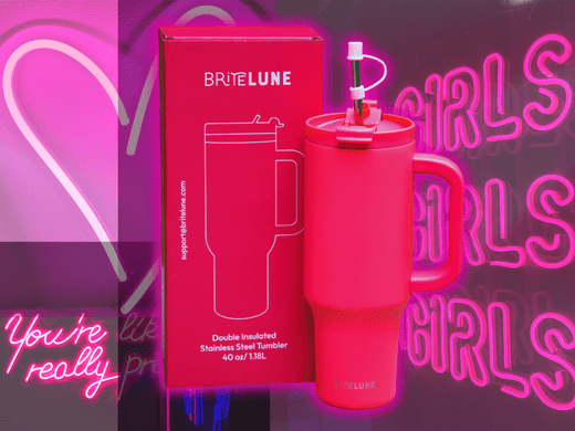 Stand Out with this Hot Pink Tumbler:  Bold, Beautiful, and Built to Last - BriteLune