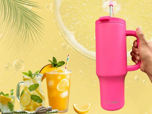 Tropical Mango Lemonade Recipe:  Stays Ice Cold for 24 Hours - BriteLune