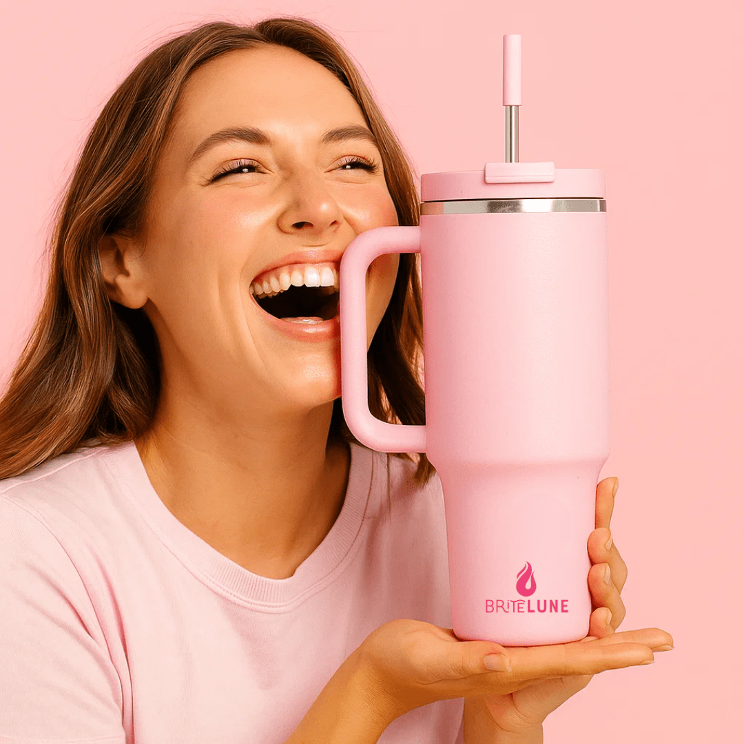 40oz Leak - Proof Dual Lid Insulated Tumbler - BriteLune