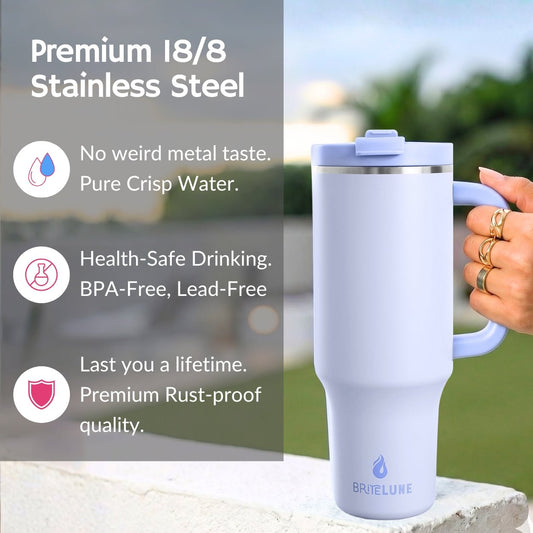 40oz Leakproof Insulated Tumbler - BriteLune