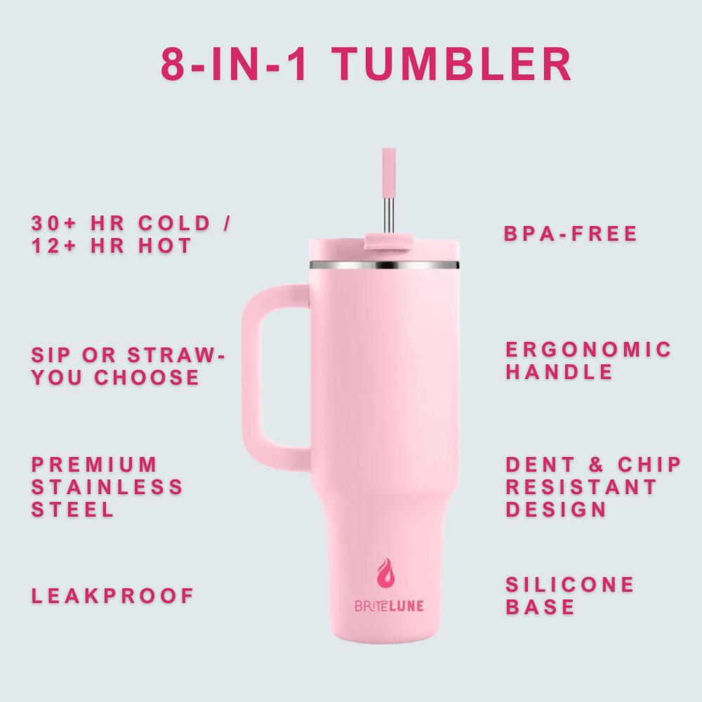 BriteLune 40oz Leakproof Tumbler (Twin Bundle) - BriteLune