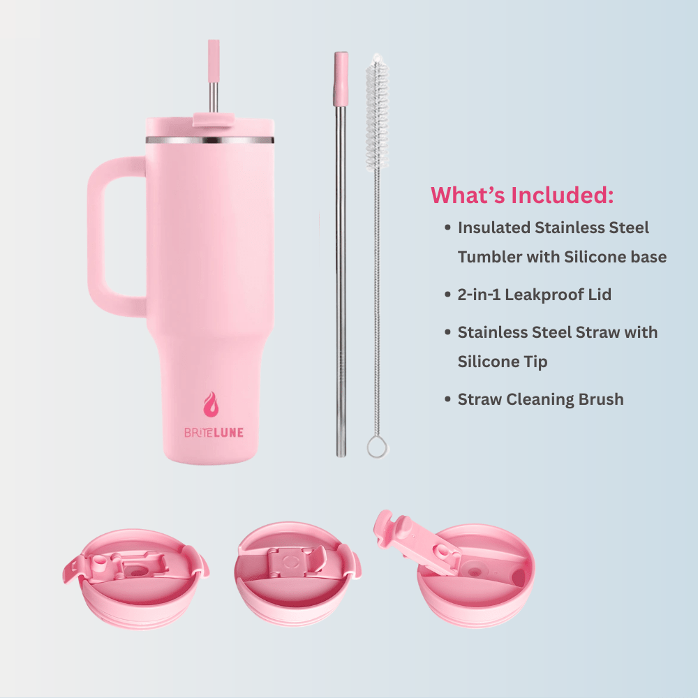 BriteLune 40oz Leakproof Tumbler (Twin Bundle) - BriteLune