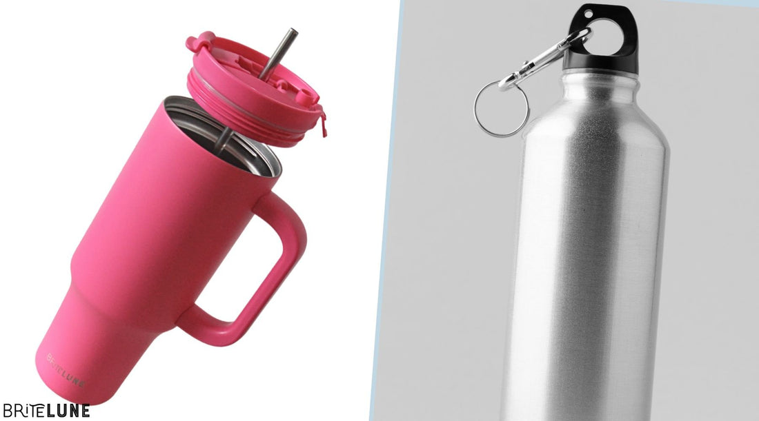 How to Identify Aluminum vs Stainless Steel Water Bottle - BriteLune