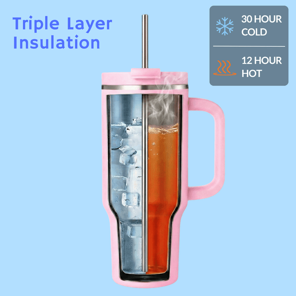 40oz Leakproof Insulated Tumbler - BriteLune