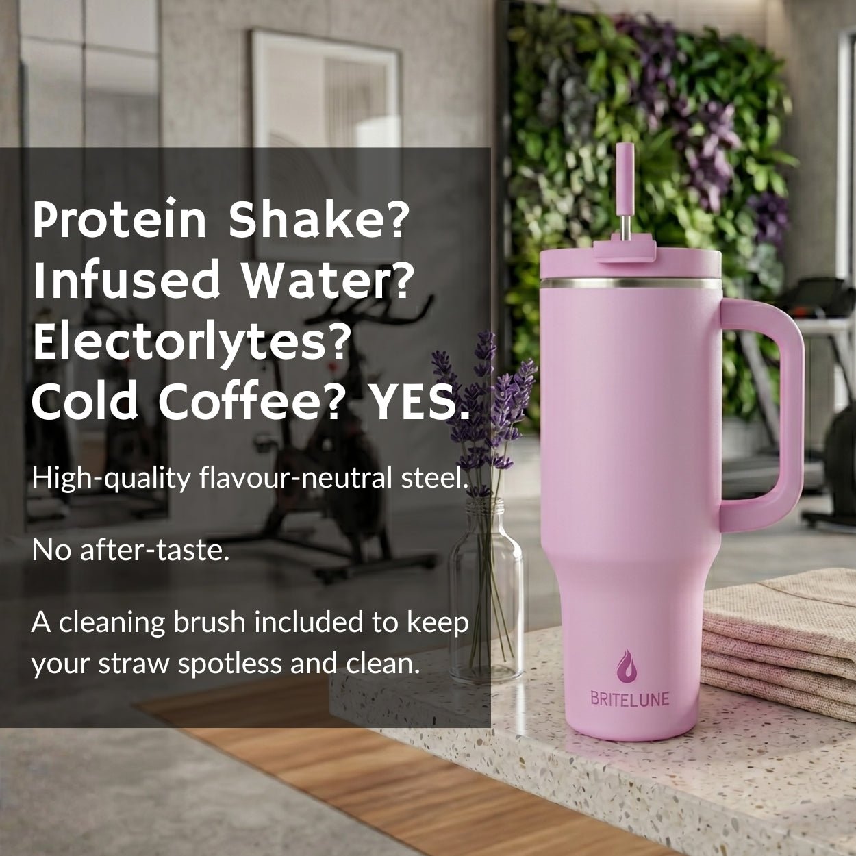40oz Leakproof Insulated Tumbler - BriteLune