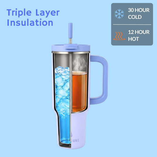 40oz Leakproof Insulated Tumbler - BriteLune