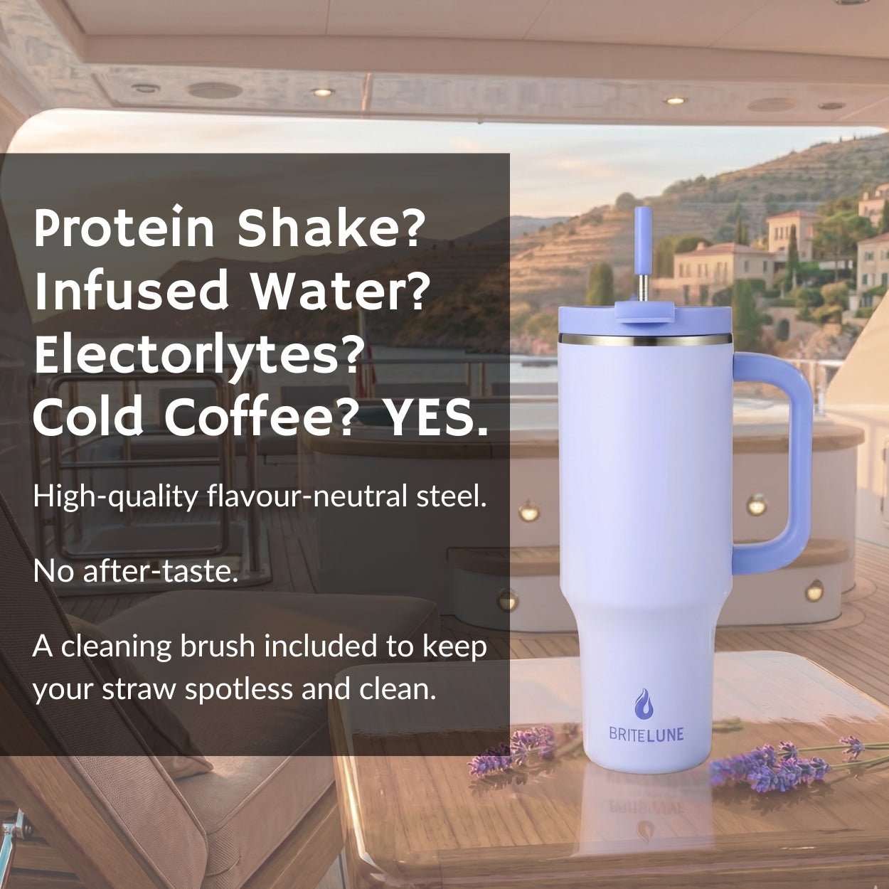 40oz Leakproof Insulated Tumbler - BriteLune