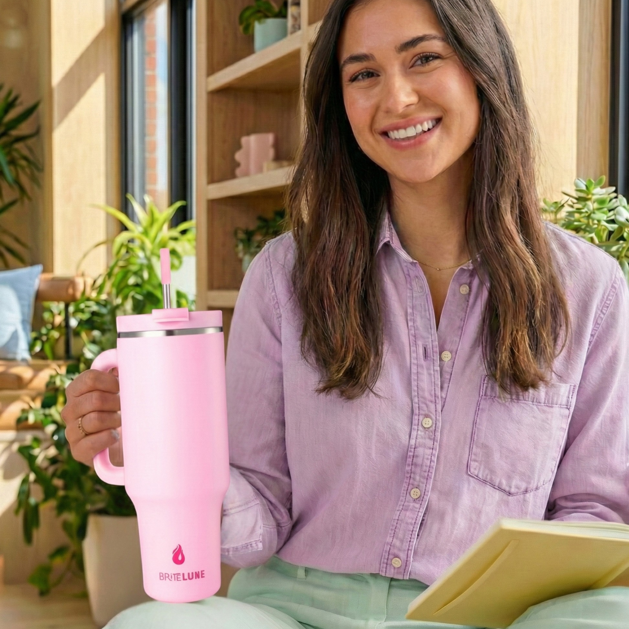 40oz Leakproof Insulated Tumbler - BriteLune