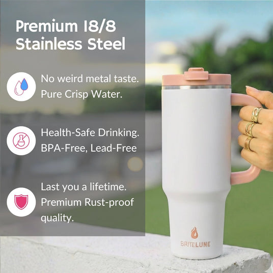 40oz Leakproof Insulated Tumbler - BriteLune