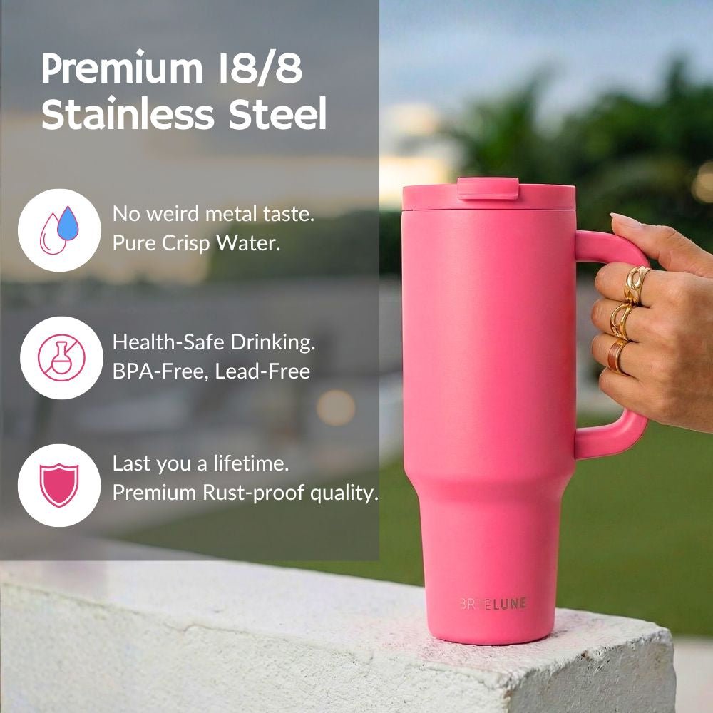 Leak - Proof Insulated Tumbler, 40oz - BriteLune